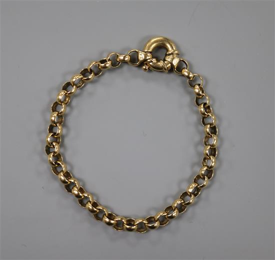 A 9ct. gold bracelet.